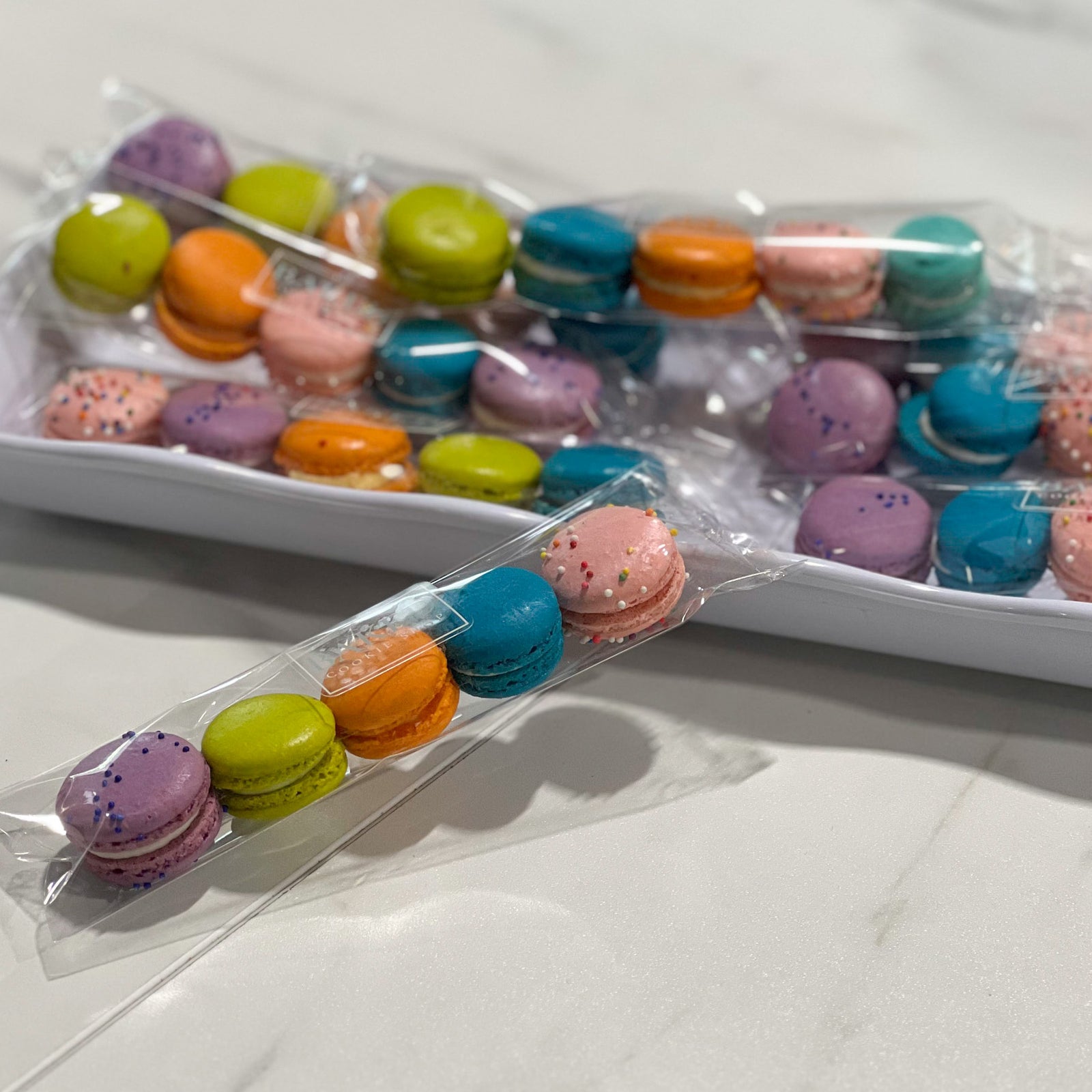 CUSTOM Mini French Macarons Gift 5 Pack