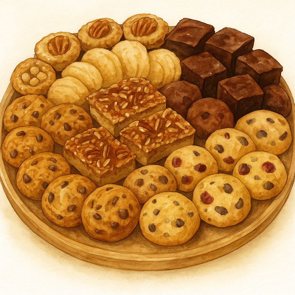 Premium Cookie & Bar Tray — The Ultimate Shareable Dessert Collection