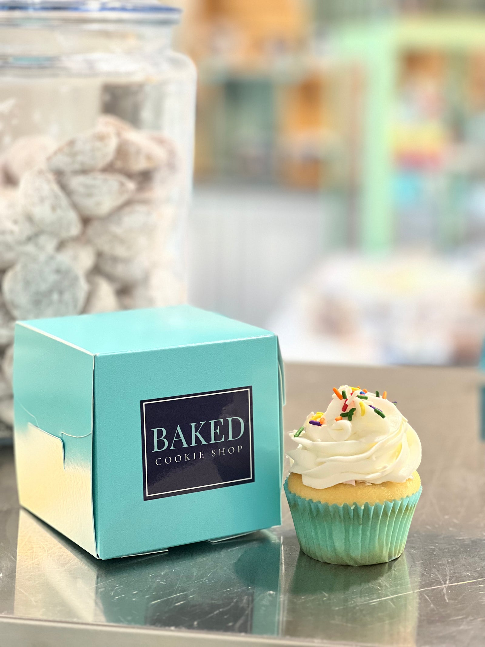 12 Vanilla Buttercream Funfetti Cupcakes