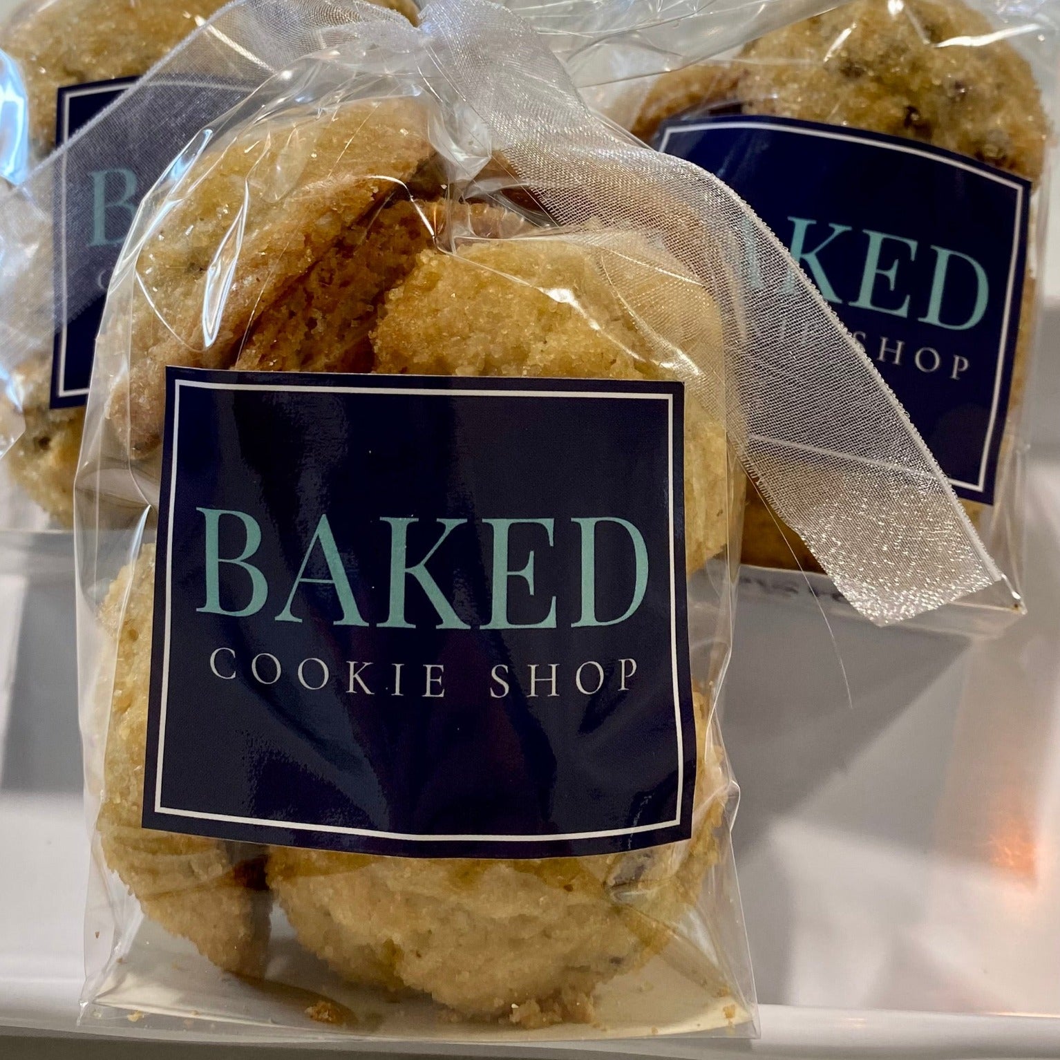 Chocolate Chip Shortbread Wedding Cookies